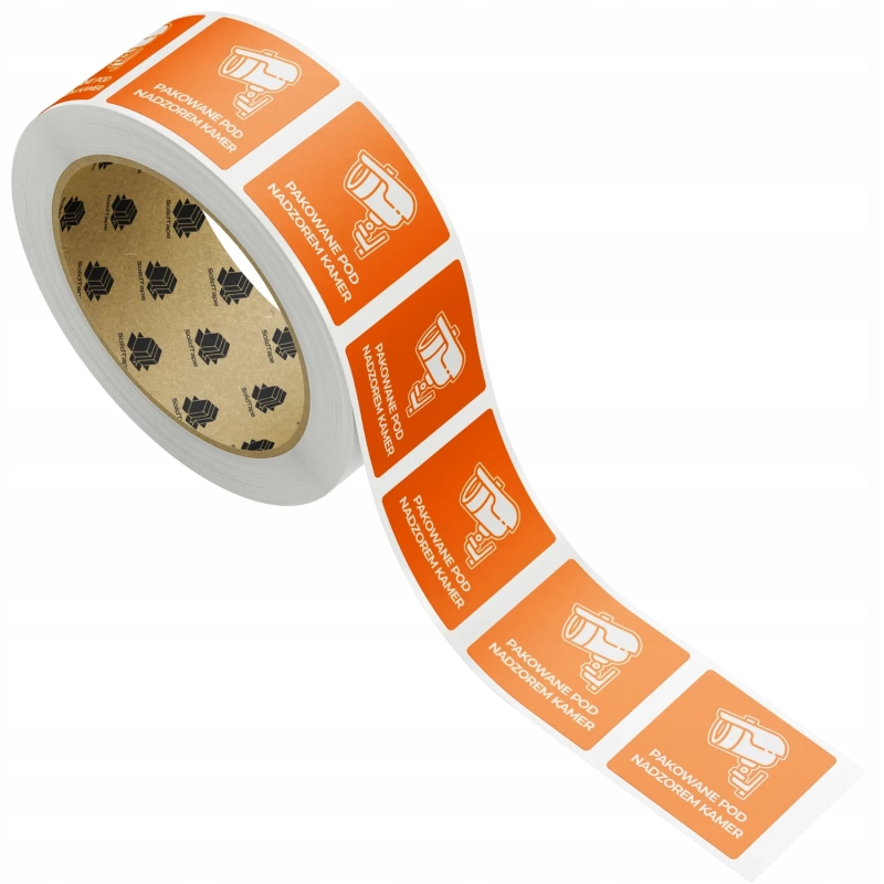 Naklejki - pakowane pod nadzorem kamer - 1000 szt.