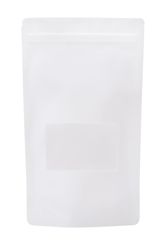 DOYPACK biały mat ze struną 750ml + okienko - 100 szt.